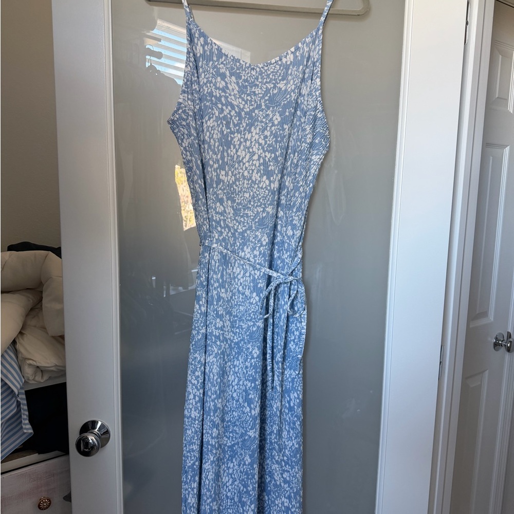 Hayden Light Blue Patterned Dress